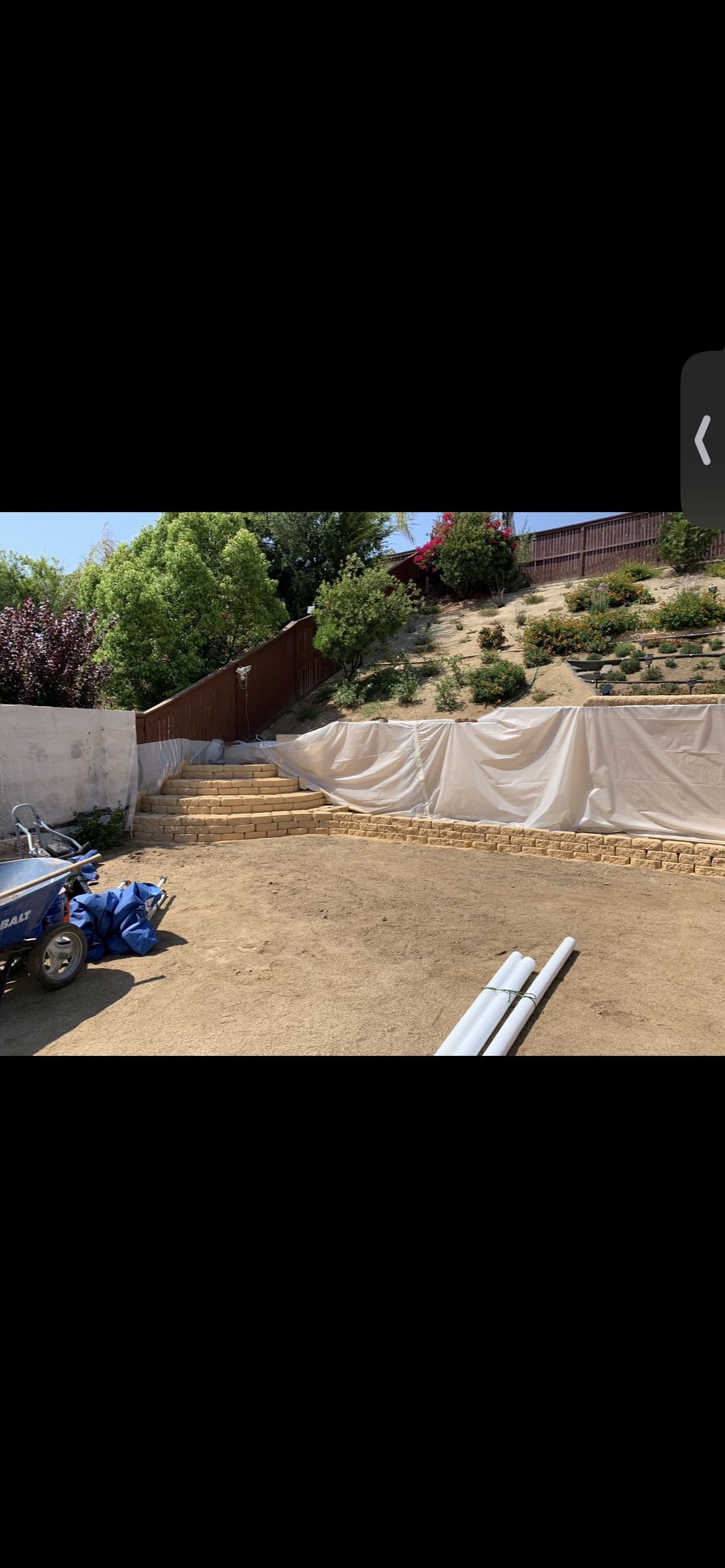 Artificial turf front yard transformation in Banning, Inland Empire