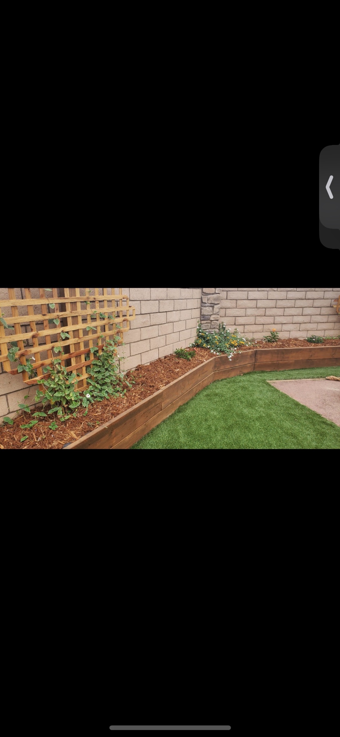 Backyard artificial turf installation in Moreno Valley, Inland Empire