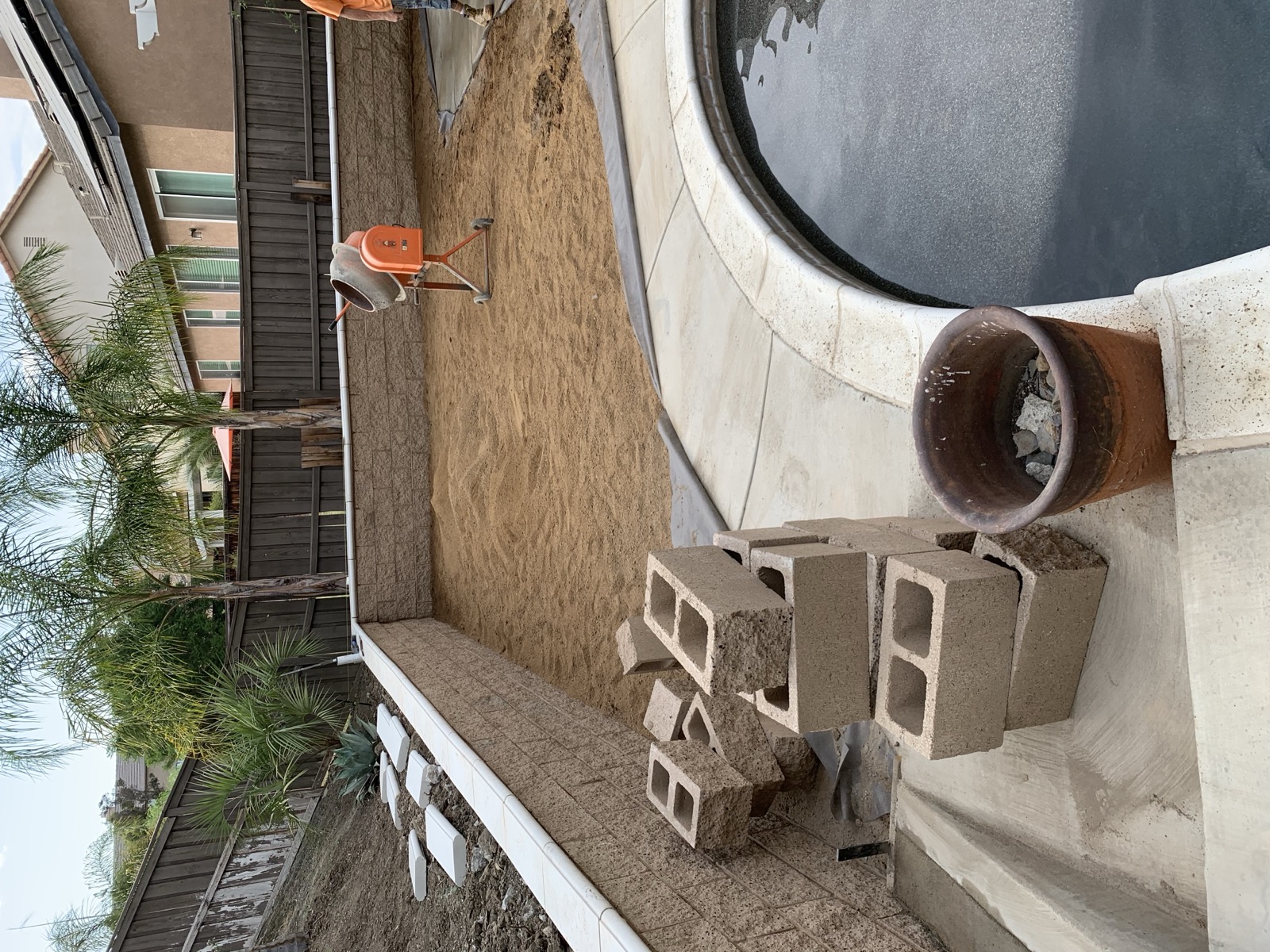 Turf and hardscape project in Jurupa Valley, CA